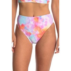 VYB High Waisted Bikini Tie Dye Bottom NWT Size Medium